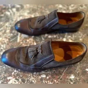 Gucci | Shoes | Vintage Gucci Loafers Brown Suede And  display picture 2